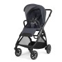 ELECTA STROLLER IRON BLACK ROOFTOP BLUE
