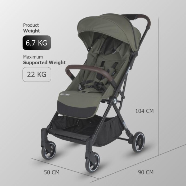 ΚΑΡΟΤΣΙ  Melia Sage Shadow Autofold Sport by Coccolle