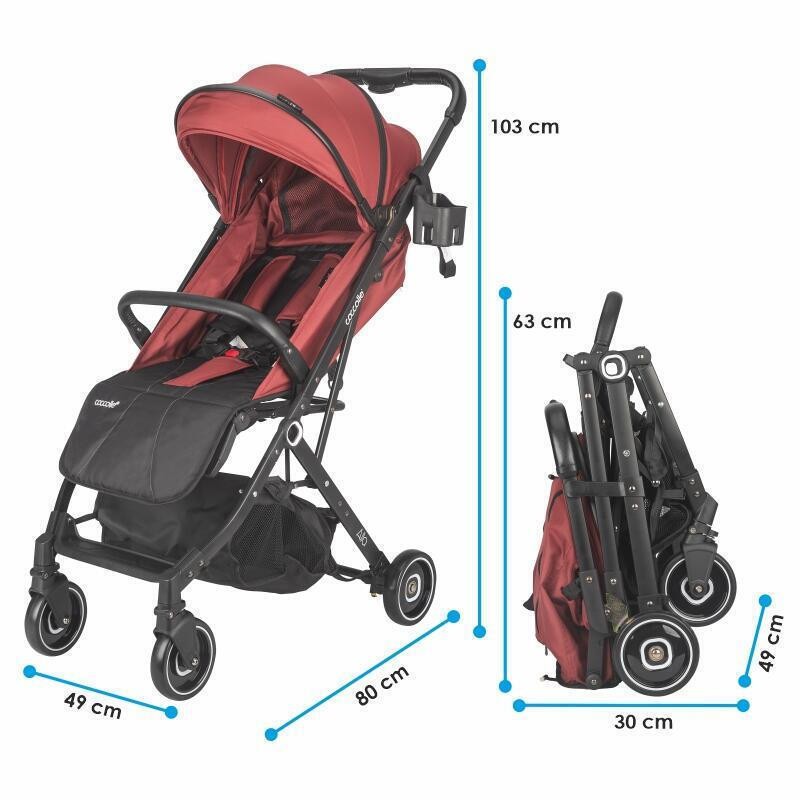 Stroller Coccolle Alla mahogany brown