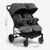 Twin stroller Happy 2 Light Grey