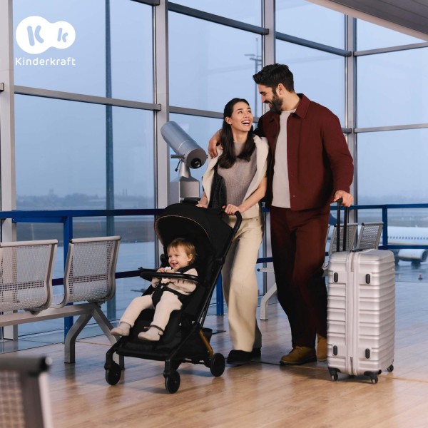Καρότσι περιπάτου (IATA Approved) PILOT 2 Platinum Grey  Kinderkraft
