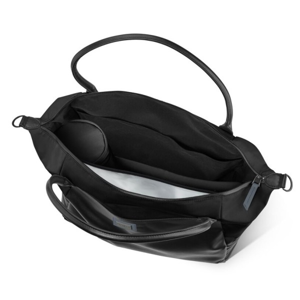 PLATINUM SHOPPER BAG DEEP BLACK/BLACK PU2 ΤΣΑΝΤΑ-ΑΛΛΑΞΙΕΡΑ