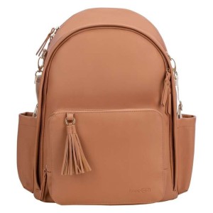 FREE ON GLAMOUR BROWN DIAPER BACKPACK ΤΣΑΝΤΑ ΑΛΛΑΞΙΕΡΑ ΠΛΑΤΗΣ