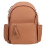 FREE ON GLAMOUR BROWN DIAPER BACKPACK ΤΣΑΝΤΑ ΑΛΛΑΞΙΕΡΑ ΠΛΑΤΗΣ