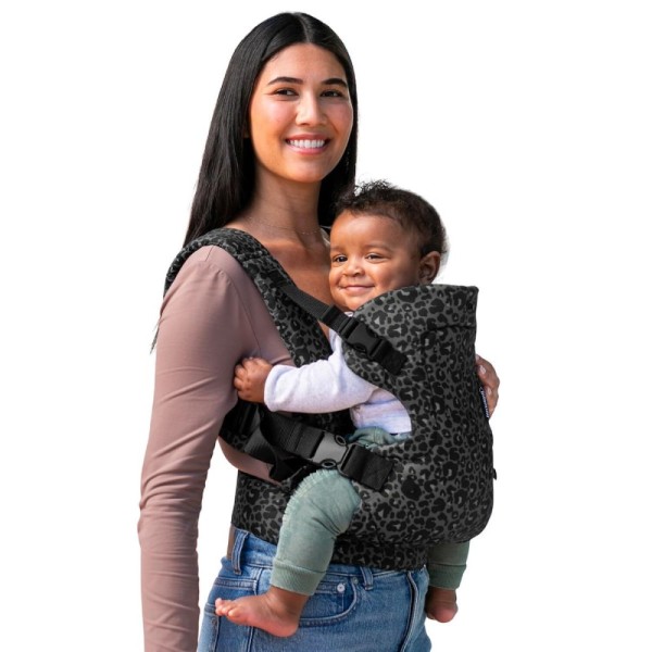 FLIP 4-IN-1 CONVERTIBLE CARRIER LEOPARD COL.BLACK - INFANTINO