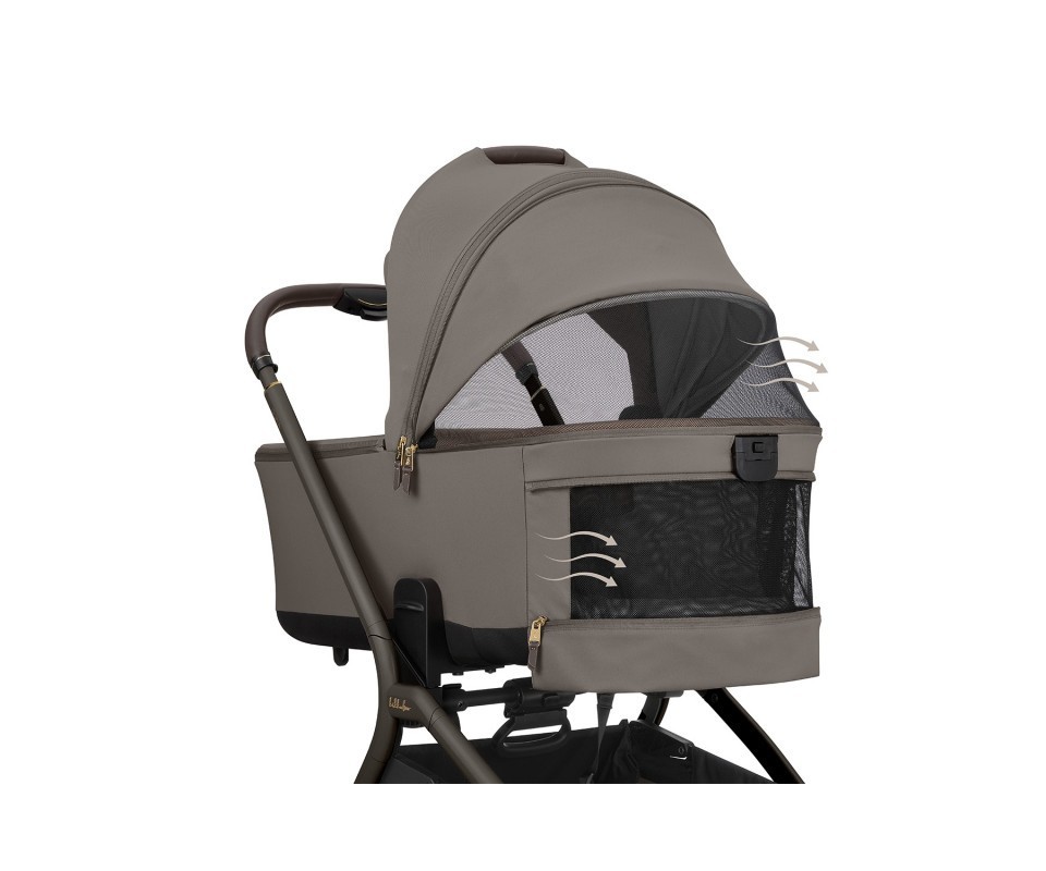 Stroller 2in1 Goya Platinum Mocca