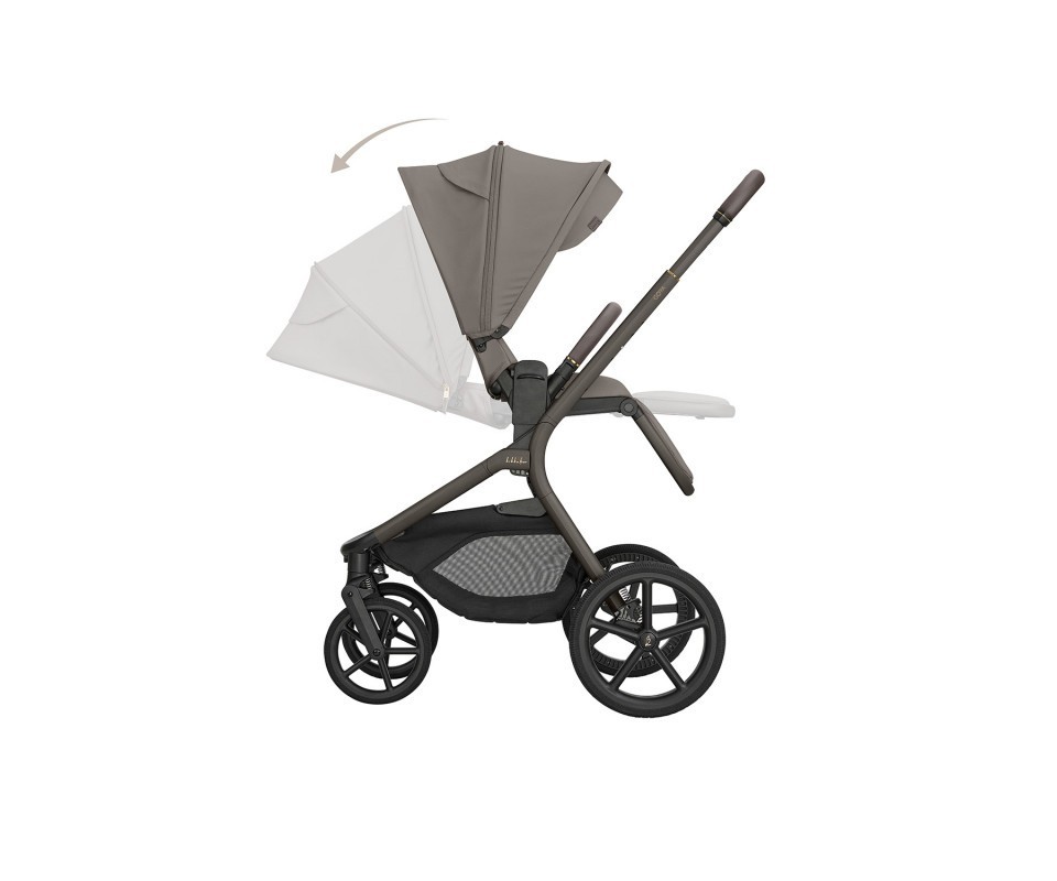 Stroller 2in1 Goya Platinum Mocca
