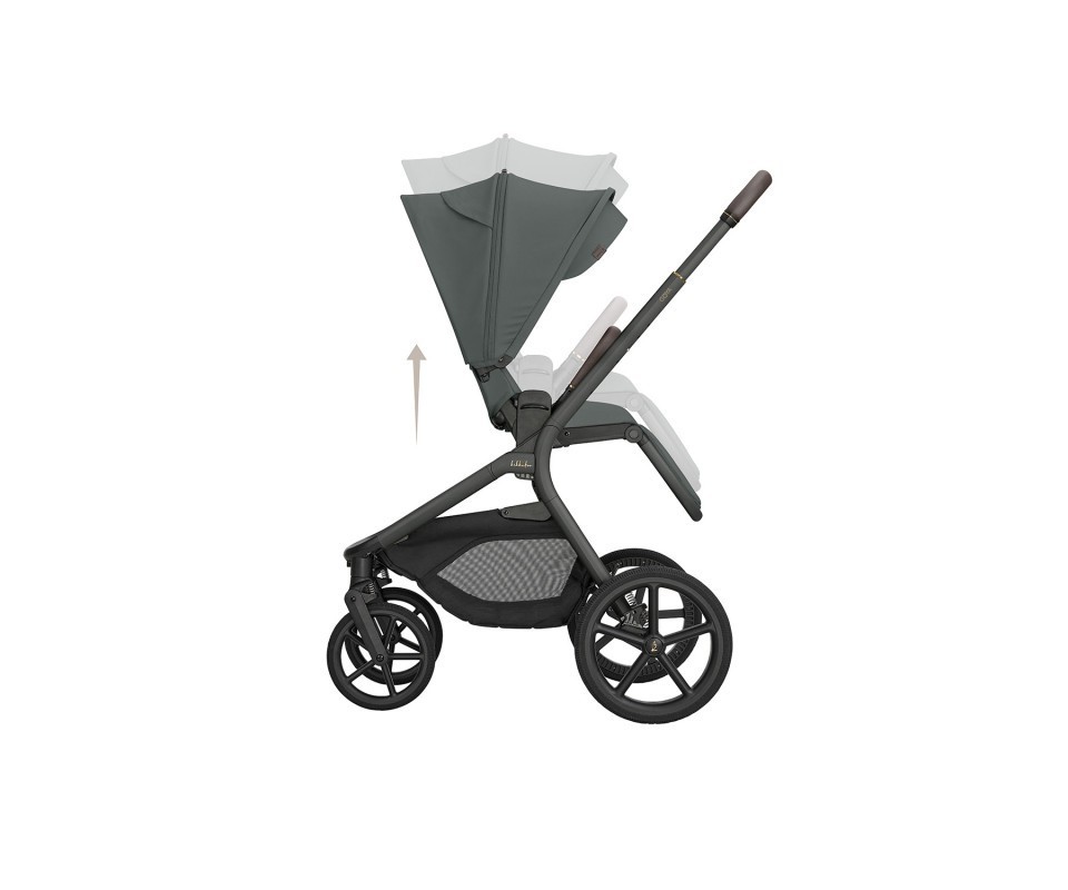 Stroller 2in1 Goya Platinum Olive