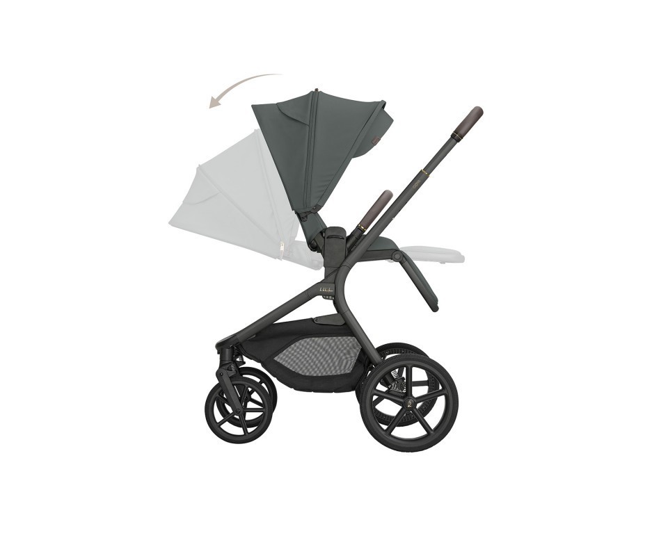 Stroller 2in1 Goya Platinum Olive