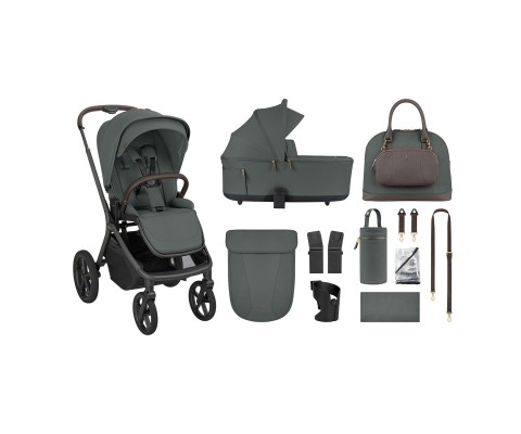 Stroller 2in1 Goya Platinum Olive