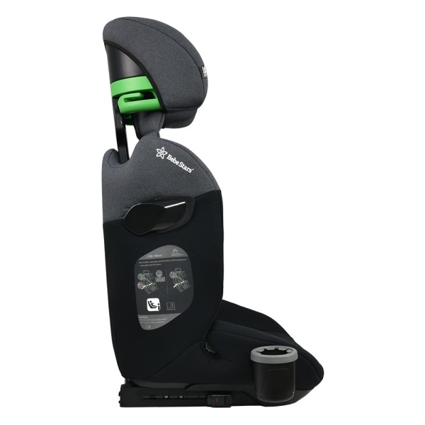 ΚΑΘΙΣΜΑ ΑΥΤΟΚΙΝΗΤΟΥ SPIRIT ISOFIX I-SIZE 100-150cm STEEL GREY