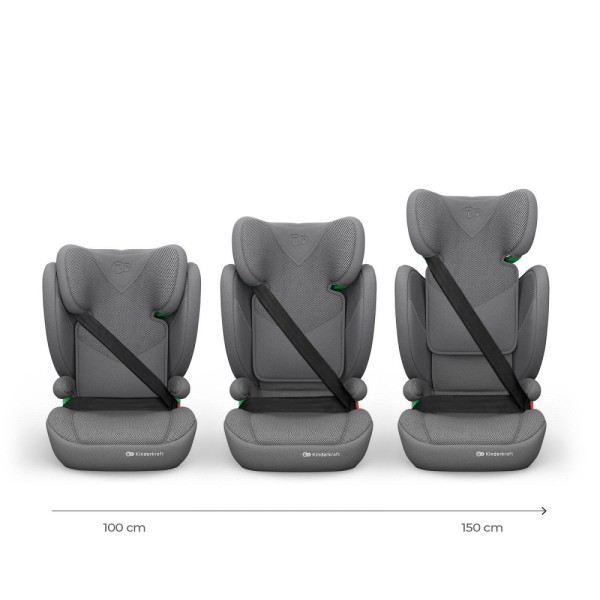 κάθισμα αυτοκινήτου  JUNIOR FIX 2 PLUS Grey i-Size 100-150 cm  Kinderkraft