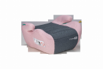 Booster Comfy, i-Size 125 – 150 cm, pink&gray - Free on