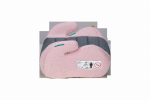 Booster Comfy, i-Size 125 – 150 cm, pink&gray - Free on