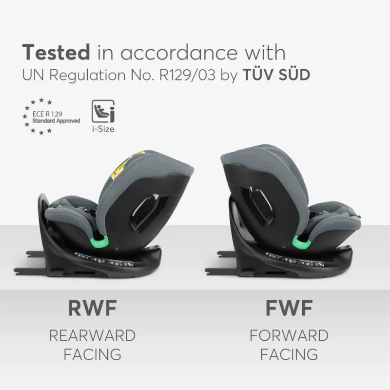 i-TOUR DARK GREY i-SIZE CAR SEAT 40-150cm ΚΑΘΙΣΜΑ ΑΥΤ/ΤΟΥ