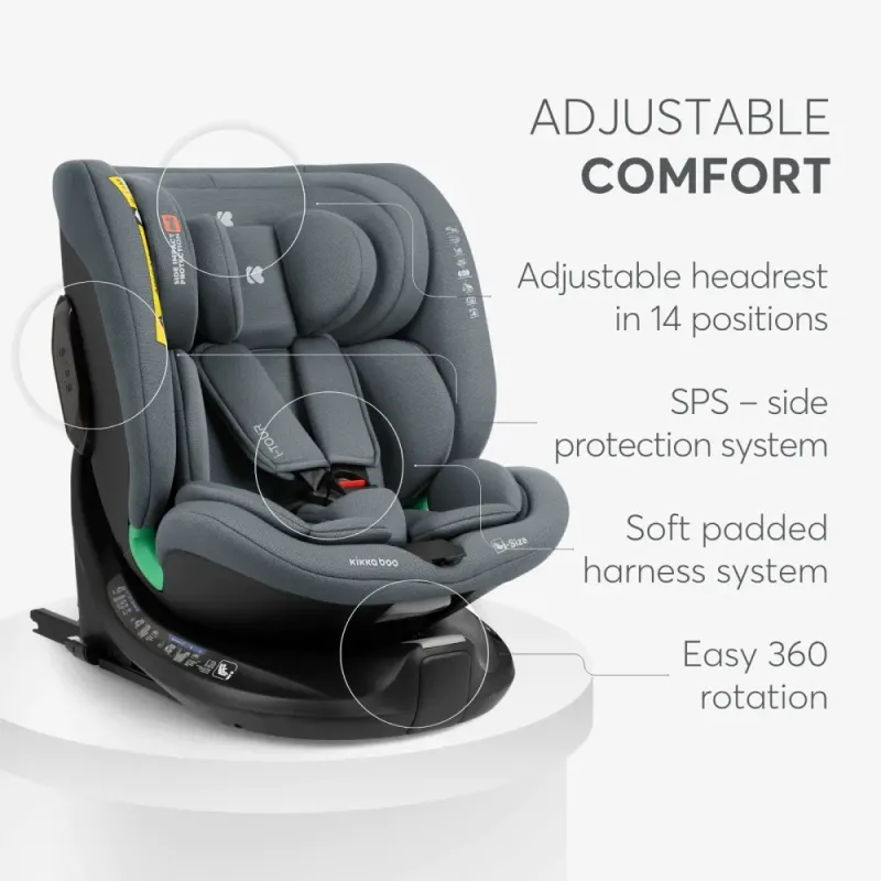 i-TOUR DARK GREY i-SIZE CAR SEAT 40-150cm ΚΑΘΙΣΜΑ ΑΥΤ/ΤΟΥ