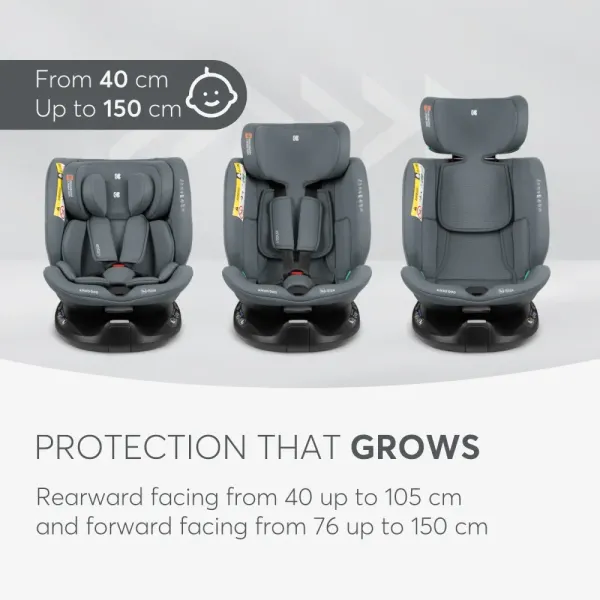 i-TOUR DARK GREY i-SIZE CAR SEAT 40-150cm ΚΑΘΙΣΜΑ ΑΥΤ/ΤΟΥ