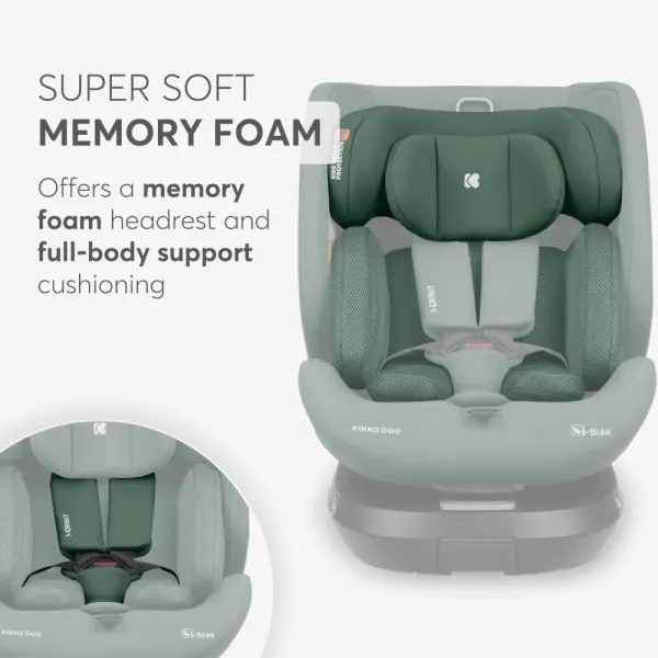 Car seat 40-150 cm i-Orbit i-SIZE Army Green 2025