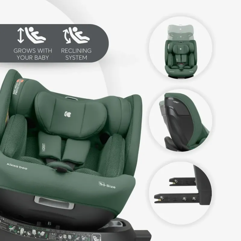 Car seat 40-150 cm i-Orbit i-SIZE Army Green 2025