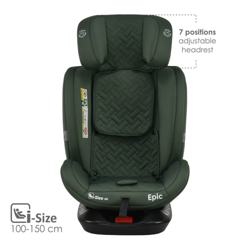 Κάθισμα Αυτοκινήτου Epic Isofix i-Size 360° Forest Green 921-176 Bebe Stars