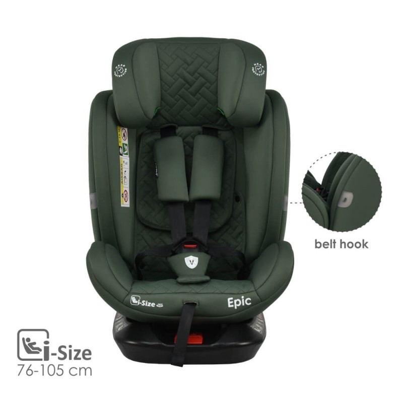 Κάθισμα Αυτοκινήτου Epic Isofix i-Size 360° Forest Green 921-176 Bebe Stars