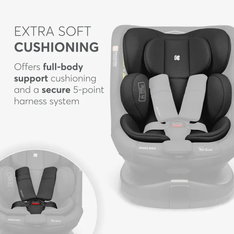 Κάθισμα αυτοκινήτου 40–150 εκ i-Round i-SIZE Μαύρο