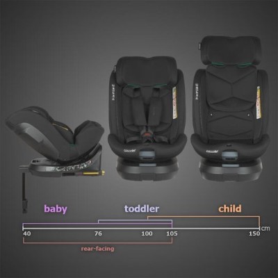 ΚΑΘΙΣΜΑ ΑΥΤ/ΤΟΥ Ario 40-150cm iSize Midnight Black