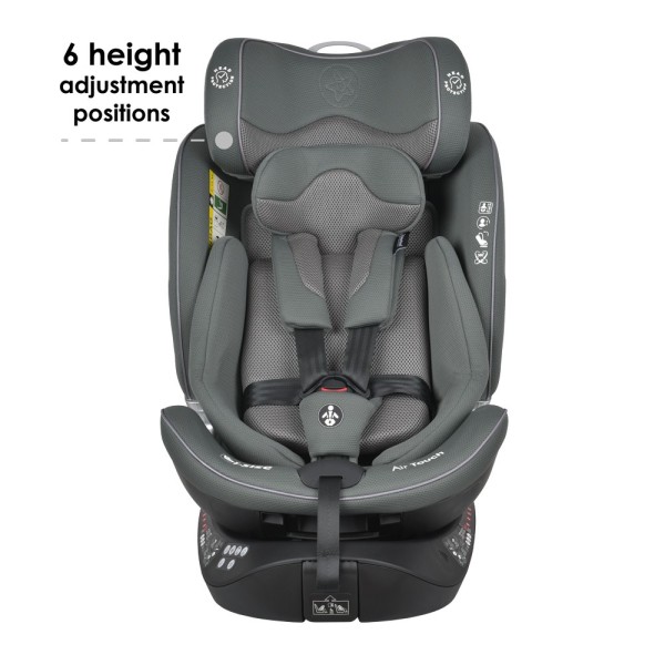 ΚΑΘΙΣΜΑ ΑΥΤΟΚΙΝΗΤΟΥ AIR TOUCH I-SIZE 360° 40-150cm GREEN - BEBE STARS