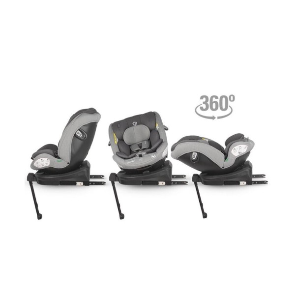 Kάθισμα αυτοκινήτου sidra i-size (40-150cm) Moomlit grey - COCCOLLE