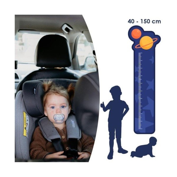 Kάθισμα αυτοκινήτου sidra i-size (40-150cm) Moomlit grey - COCCOLLE