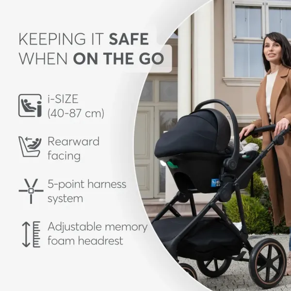 i-PRIME BLACK i-SIZE CAR SEAT 40-87cm ΚΑΘΙΣΜΑ ΑΥΤ/ΤΟΥ