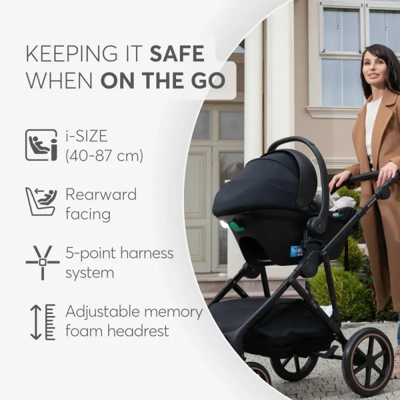 i-PRIME BLACK i-SIZE CAR SEAT 40-87cm ΚΑΘΙΣΜΑ ΑΥΤ/ΤΟΥ