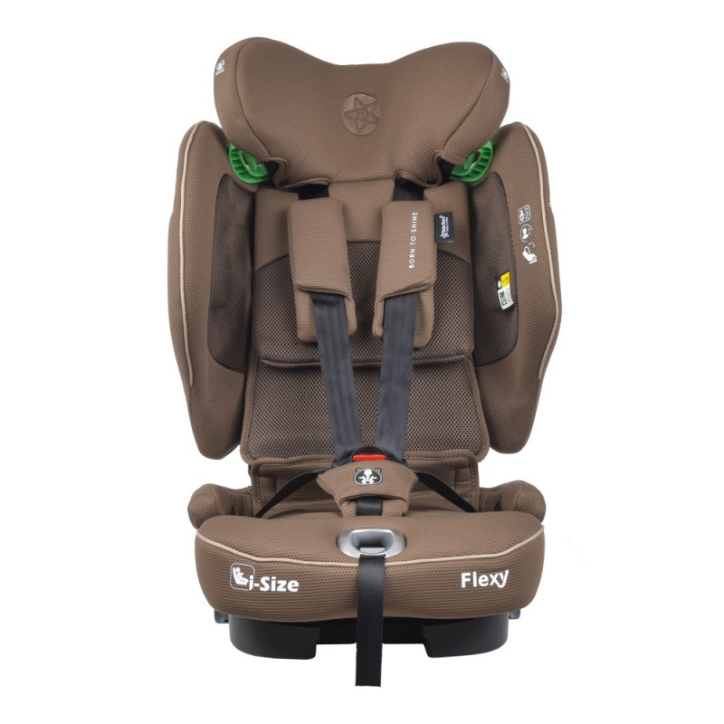 ΚΑΘΙΣΜΑ ΑΥΤΟΚΙΝΗΤΟΥ FLEXY ISOFIX I-SIZE 76-150cm COFFEE 