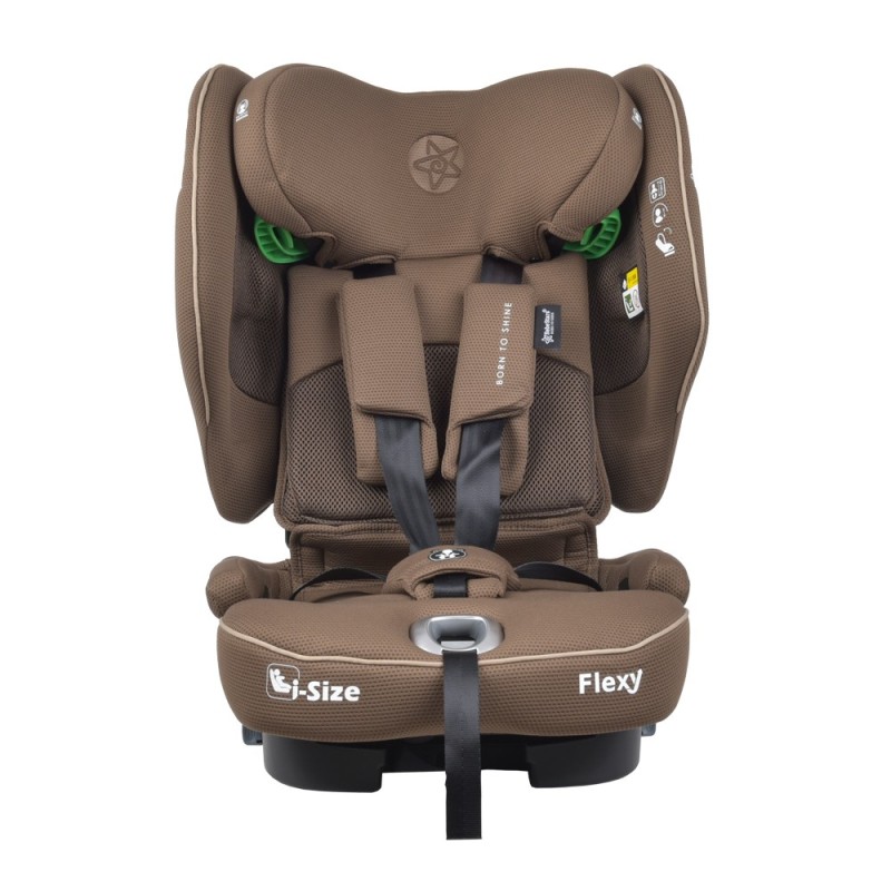 ΚΑΘΙΣΜΑ ΑΥΤΟΚΙΝΗΤΟΥ FLEXY ISOFIX I-SIZE 76-150cm COFFEE 