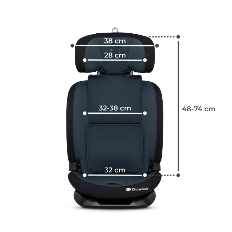 Κάθισμα αυτοκινήτου ONETO3 black i-Size 76-150cm with ISOFIX system Κάθισμα αυτοκινήτου ONETO3 black i-Size 76-150cm with ISOFIX system
