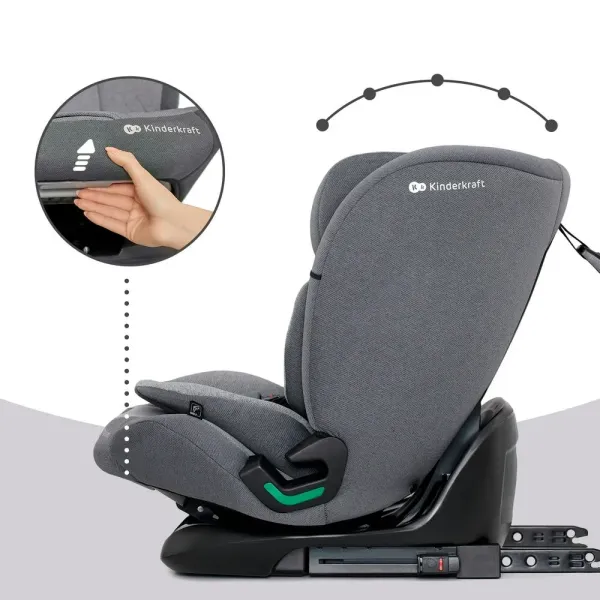 Κάθισμα αυτοκινήτου  ONETO3 i-Size 76-150cm Cool Grey  ISOFIX