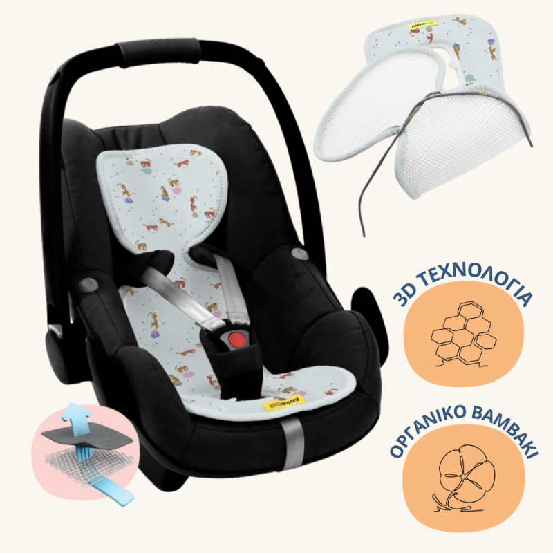 Αντι-ιδρωτικό κάλυμμα Air Layer 0-13kg για κάθισμα αυτοκινήτου - Group 0 Circus Tiger