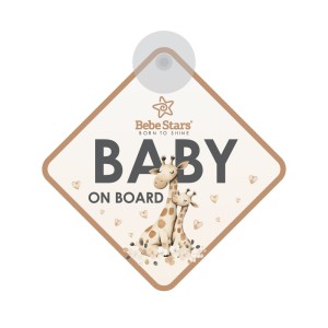 ΣΗΜΑ BABY ON BOARD ΜΕ ΒΕΝΤΟΥΖΑ - Bebe Stars