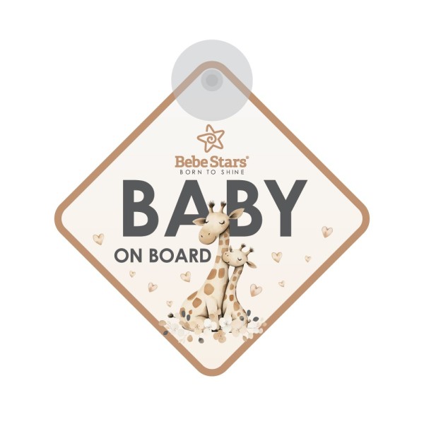 ΣΗΜΑ BABY ON BOARD ΜΕ ΒΕΝΤΟΥΖΑ - Bebe Stars