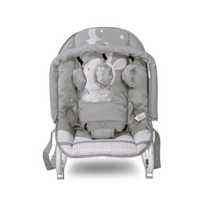 Ριλάξ Μωρού Baby Rocker Eliza Grey Rabbits