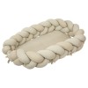 Βρεφική Φωλιά Ύπνου Πλεξούδα με Memory Foam 