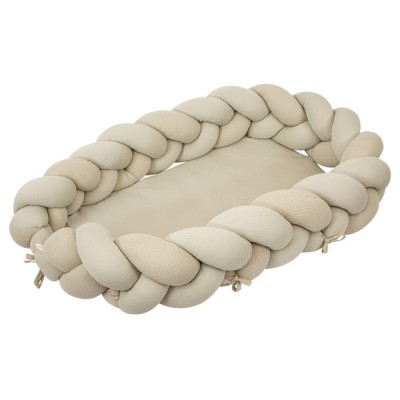 Βρεφική Φωλιά Ύπνου Πλεξούδα με Memory Foam 