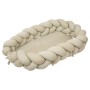 Βρεφική Φωλιά Ύπνου Πλεξούδα με Memory Foam 