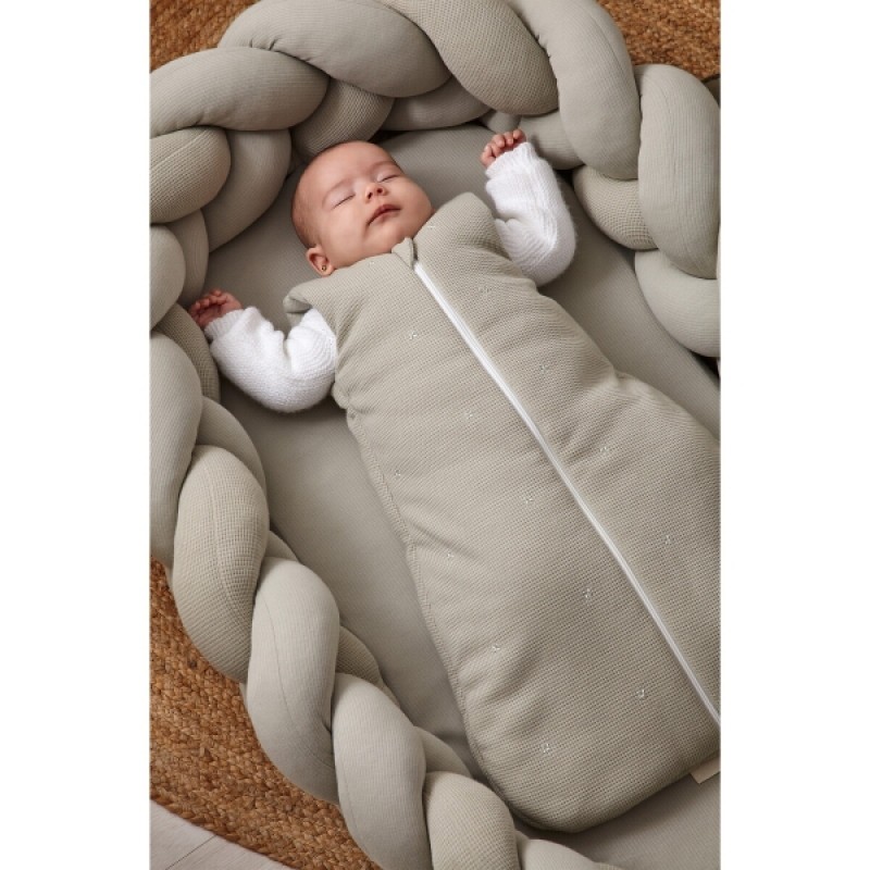 Βρεφική Φωλιά Ύπνου Πλεξούδα με Memory Foam 
