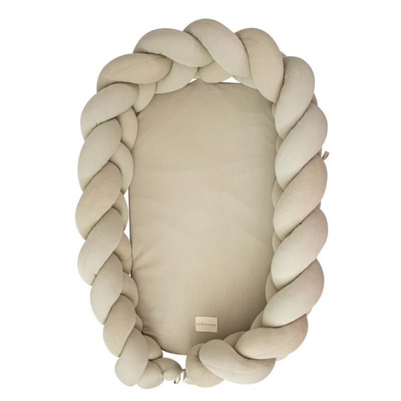 Βρεφική Φωλιά Ύπνου Πλεξούδα με Memory Foam 
