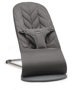 BabyBjorn Ριλάξ Bliss, Woven, Petal quilt, Anthracite BabyBjorn Ριλάξ Bliss, Woven, Petal quilt, Anthracite