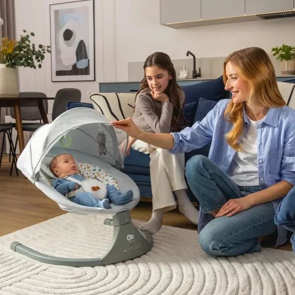 Ηλεκτρικό ρηλάξ μωρού LUMI 2 Light Grey Ηλεκτρικό ρηλάξ μωρού LUMI 2 Light Grey