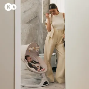 Ηλεκτρικό ρηλάξ μωρού με κουνουπιέρα TULSY Beige
