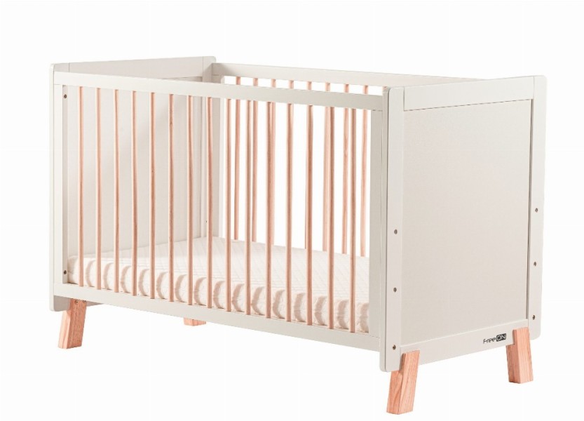 AVA ΚΡΕΒΑΤΙ ΞΥΛΙΝΟ ΜΕΤΑΤΡΕΠΟΜΕΝΟ COT BED 120 x 60 cm - FreeOn
