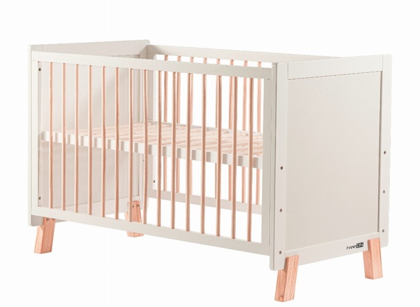 AVA ΚΡΕΒΑΤΙ ΞΥΛΙΝΟ ΜΕΤΑΤΡΕΠΟΜΕΝΟ COT BED 120 x 60 cm - FreeOn
